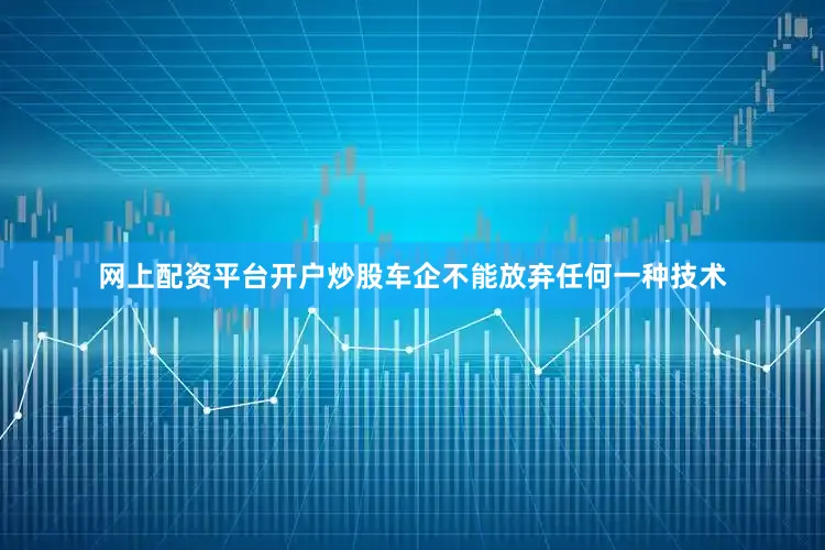 网上配资平台开户炒股车企不能放弃任何一种技术