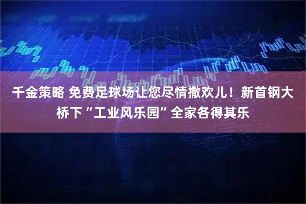 千金策略 免费足球场让您尽情撒欢儿！新首钢大桥下“工业风乐园”全家各得其乐